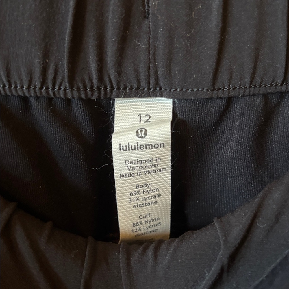 Ladies Lululemon Black Pants - Picture 2 of 3